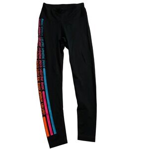 Zumba‎ Wear Active Leggings Queen Warrior Dreamer Superstar Black S/P SM